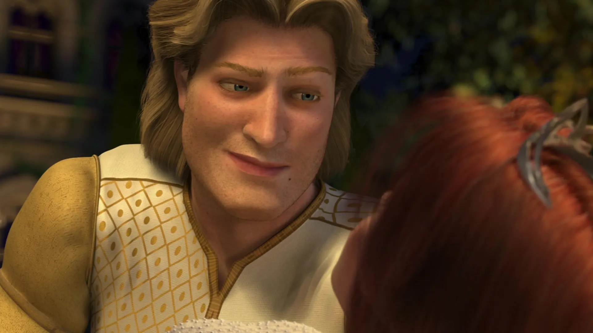 Prince Charming dancing with Fiona in 'Shrek 2.' 