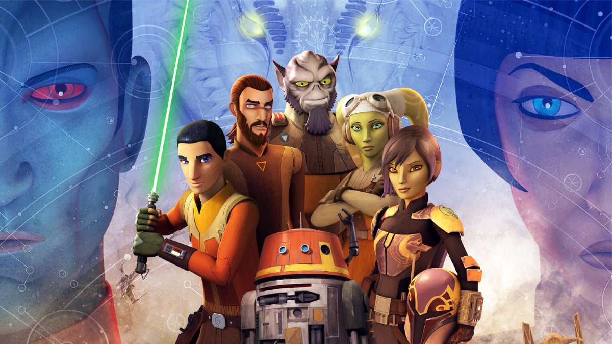 The characters of 'Star Wars Rebels' in key art for season 4
