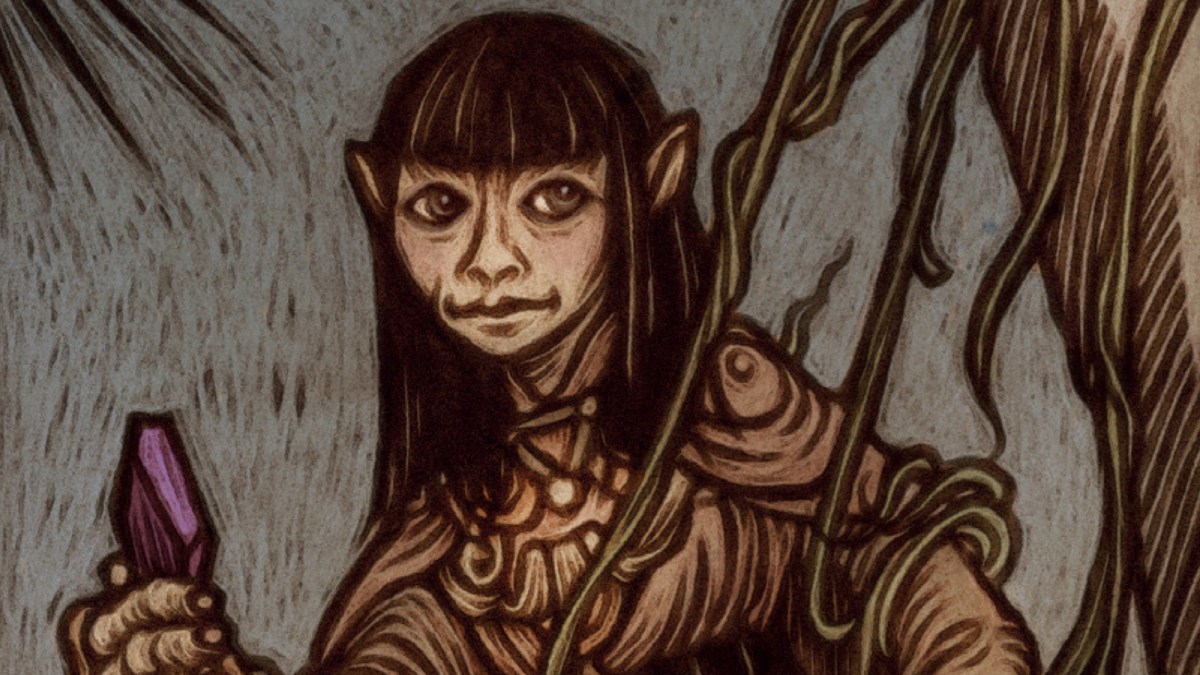 The Fool card from The Dark Crystal Tarot (Insight Editions)