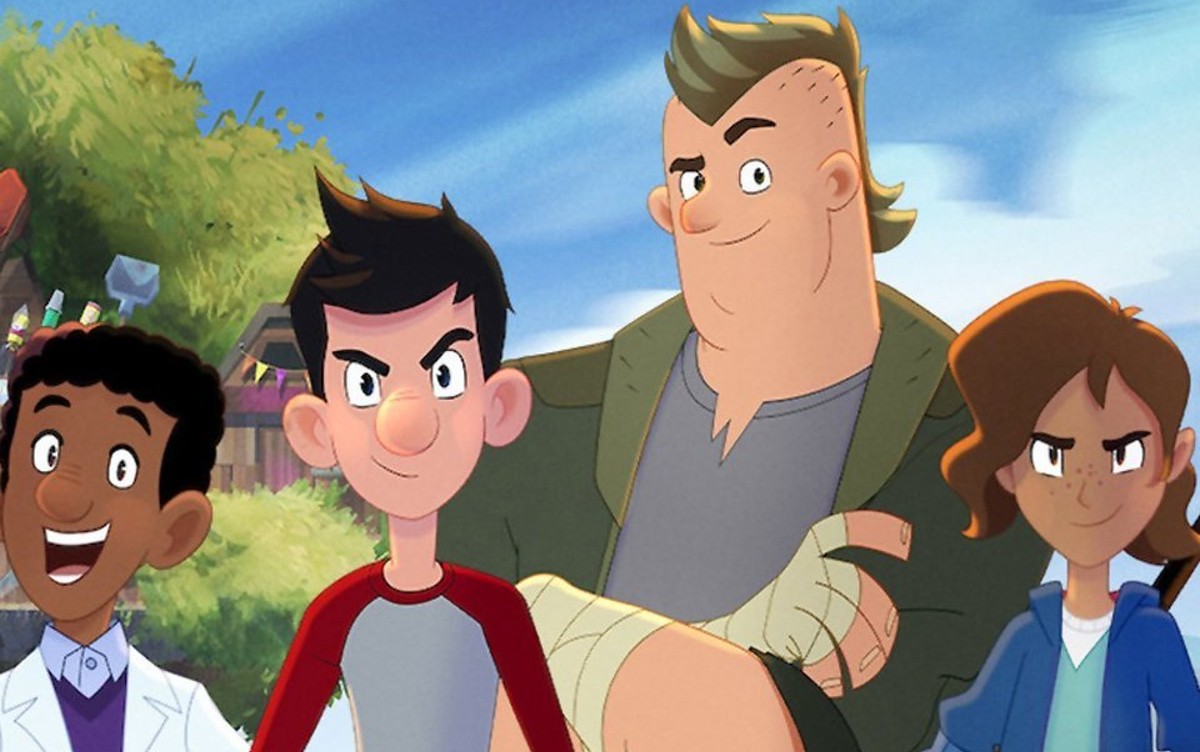 Four animated kids pose outside as they get ready to take on some zombies in "The Last Kids on Earth"