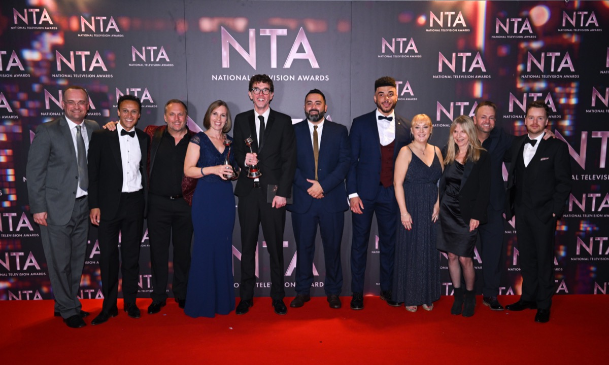The cast and crew of Emmerdale at the NTAs 2022