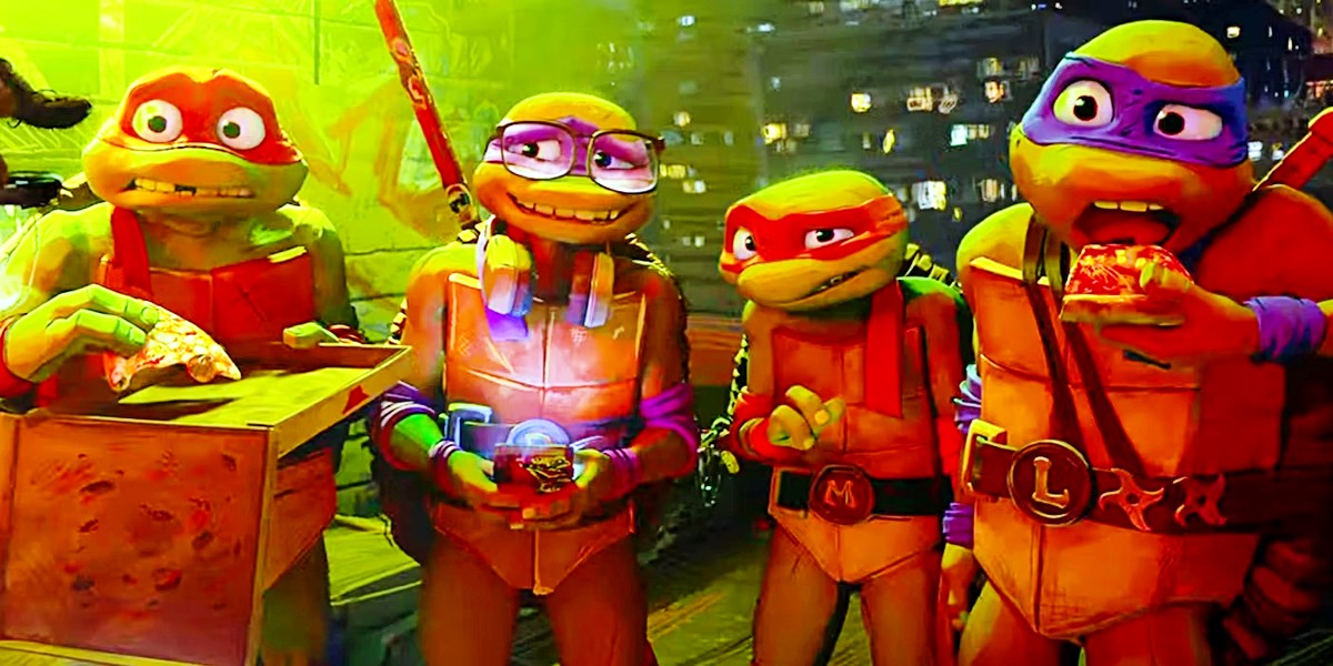 The Turtles in Teenage Mutant Ninja Turtles: Mutant Mayhem