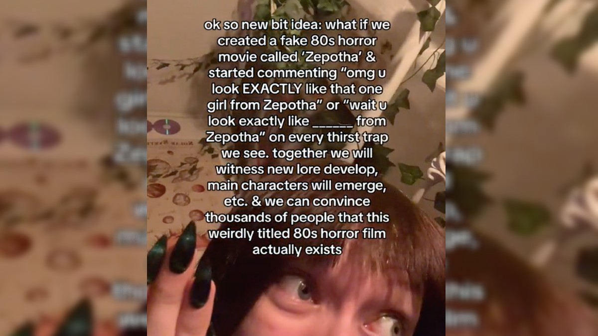 Screenshot from the original Zepotha TikTok