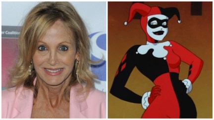 Arleen Sorkin, who voiced and inspired Harley Quinn in 'Batman: the Animated Series'.