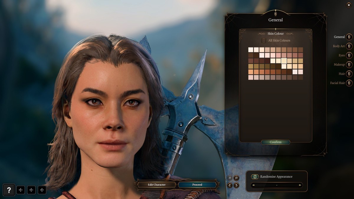 An Asian human woman in BG3.