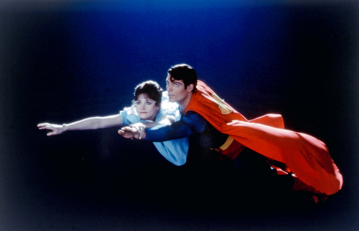 SUPERMAN, Margot Kidder, Christopher Reeve, 1978. (c) Warner Bros./ Courtesy: Everett Collection.