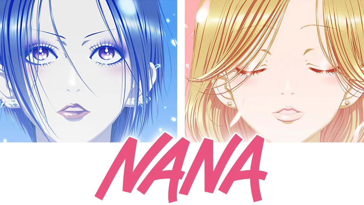 The beautiful twentysomethings Nana and Nana looking serene on the cover art for "NANA"