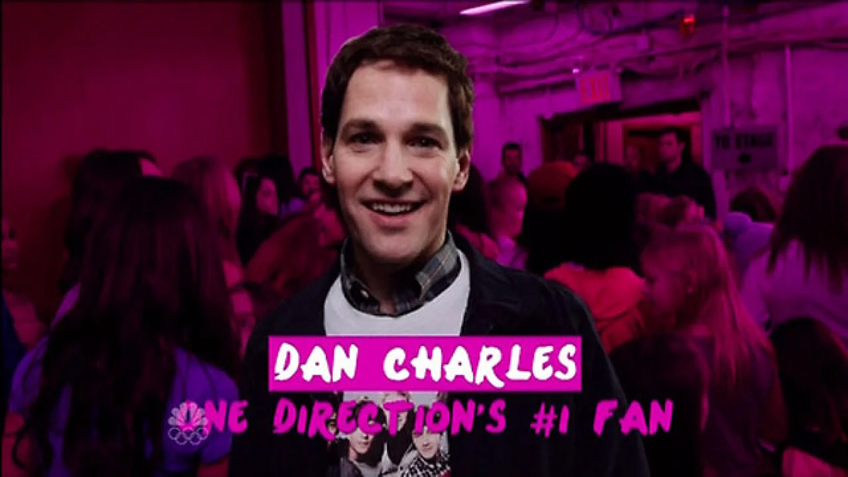 Dan Charles (Paul Rudd) talking about how much he loves One Direction