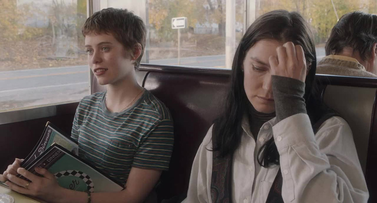 Hannah Gross and Sophia Lillis in 'The Adults'