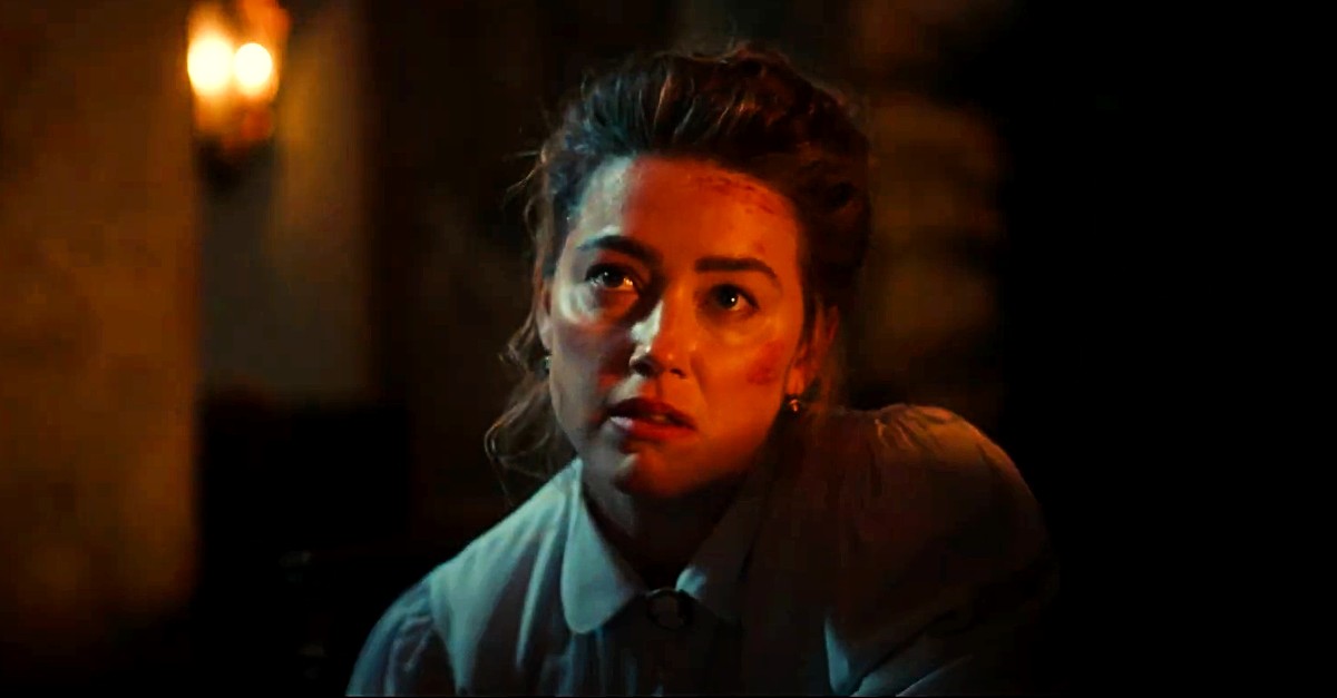Amber Heard as Grace Burnham in 'In the Fire'