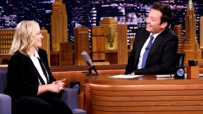 Amy Poehler and Jimmy Fallon on The Tonight Show