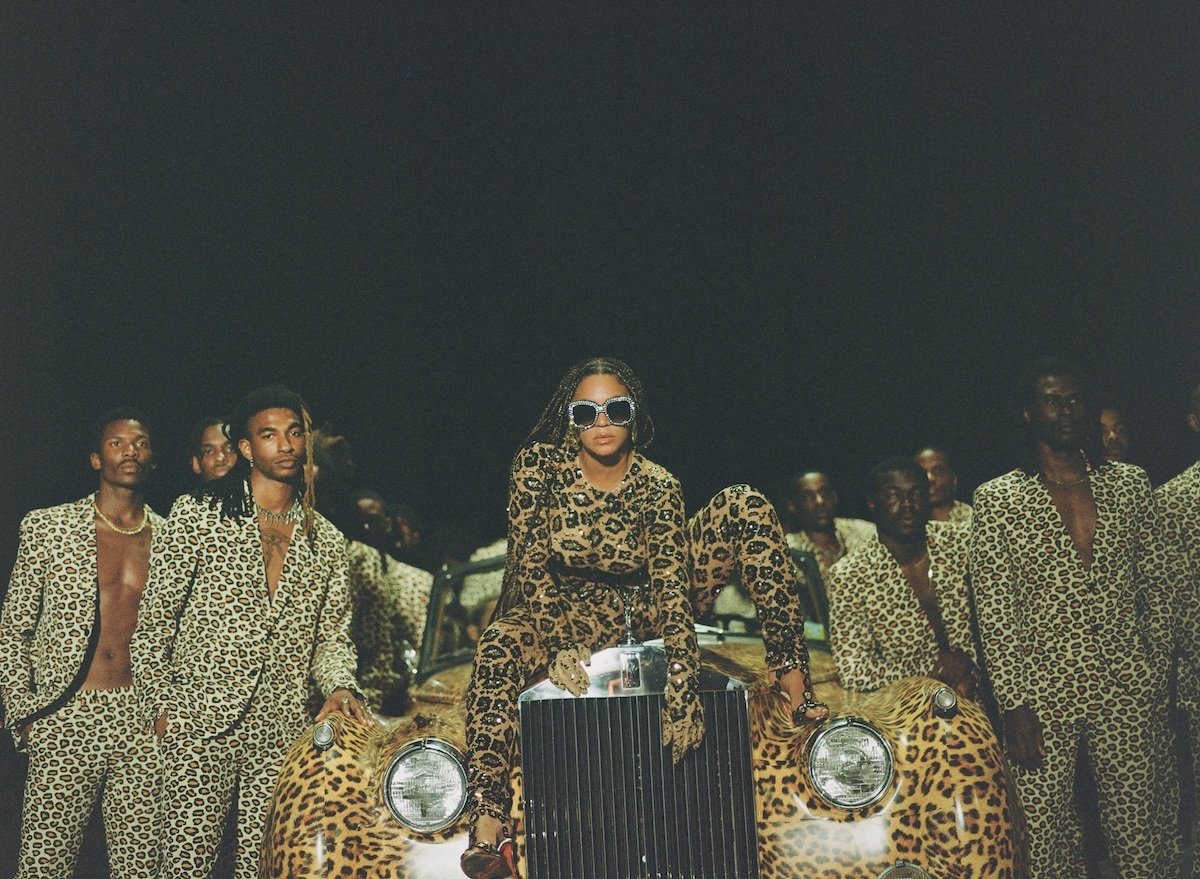 Beyonce wearing leopard in Black Is King