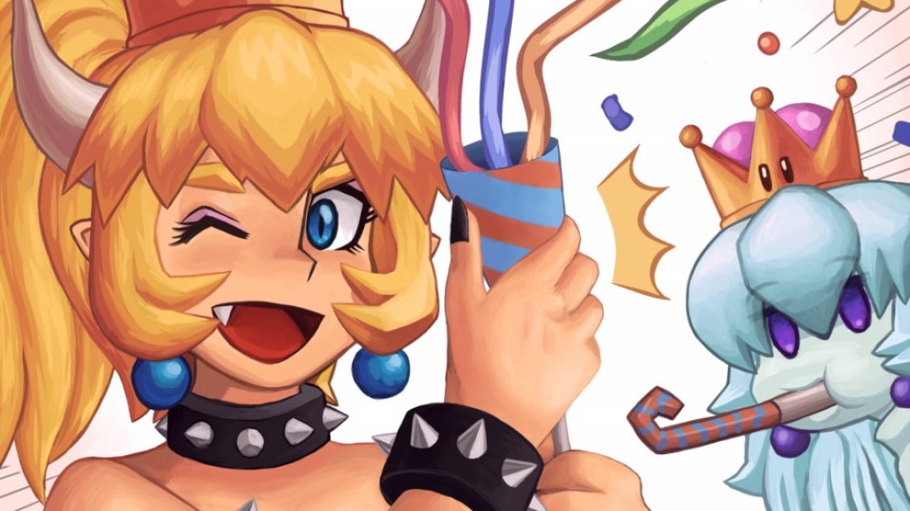 Bowsette, as depicted by her creator Haniwa.