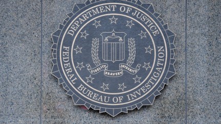 Close-up of the seal of the Federal Bureau of Investigation (FBI) of the wall of J Edgar Hoover FBI Building, Washington DC, January 21, 2017. (Photo by Mark Reinstein/Corbis via Getty Images)
