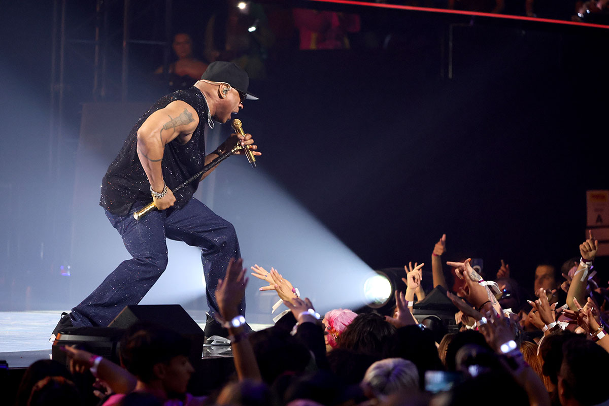 NEWARK, NEW JERSEY - SEPTEMBER 12: LL Cool J performs onstage during the 2023 MTV Video Music Awards at Prudential Center on September 12, 2023 in Newark, New Jersey. (Photo by Theo Wargo/Getty Images for MTV)