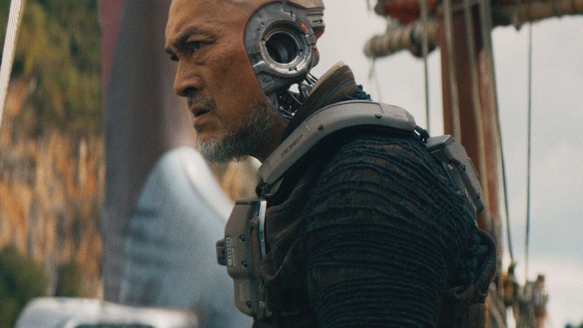 Ken Watanabe as a simulant in 'The Creator'