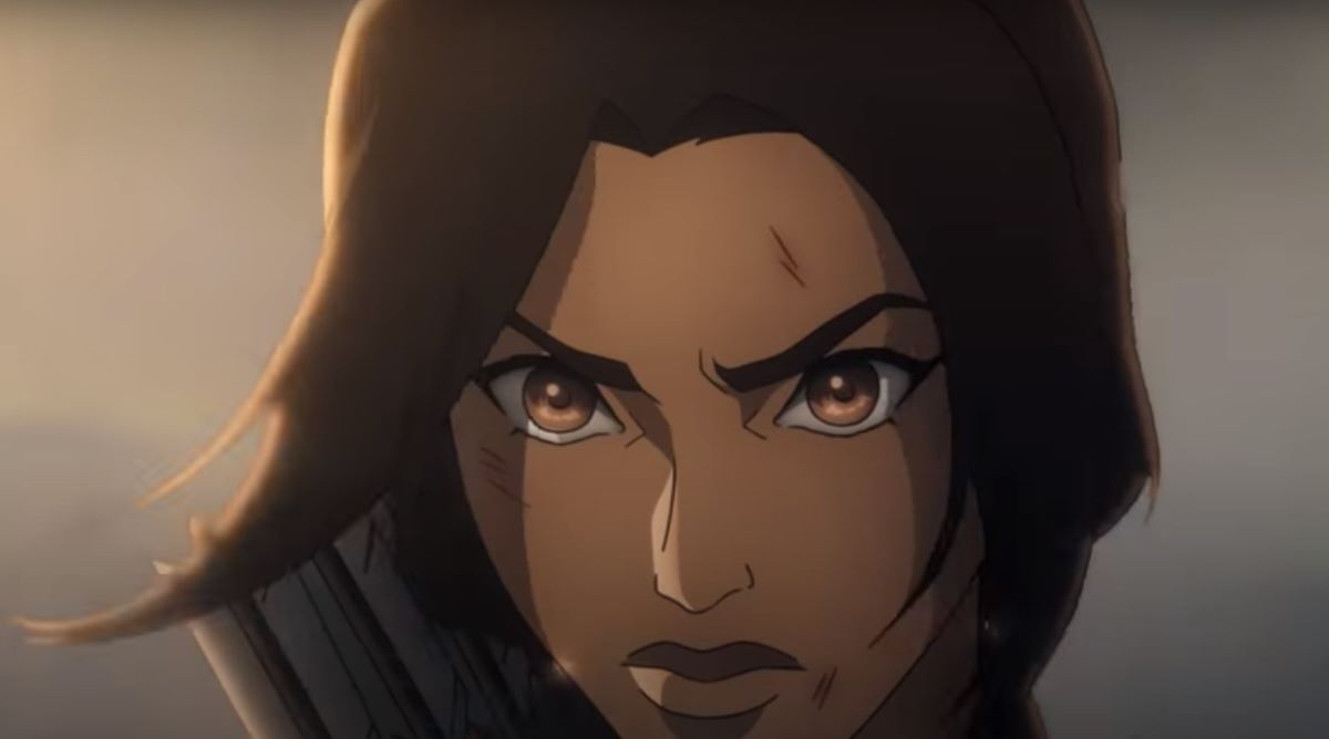 Lara Croft in the Anime 'Lara Croft Tomb Raider'