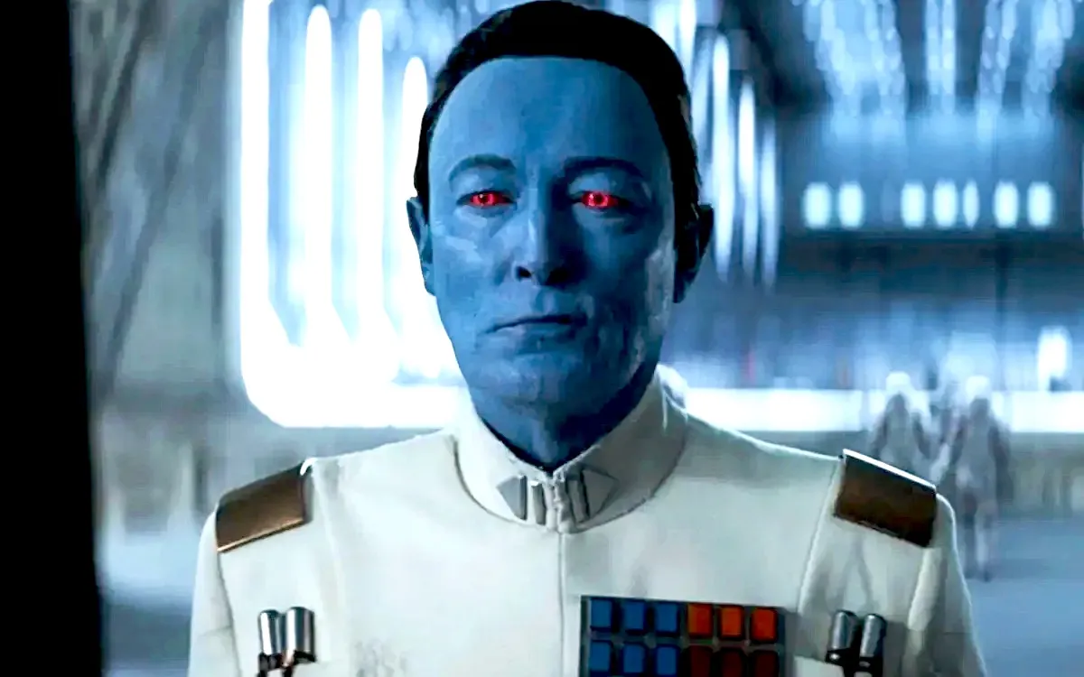 Lars Mikkelsen as Grand Admiral Thrawn in Ahsoka episode 6