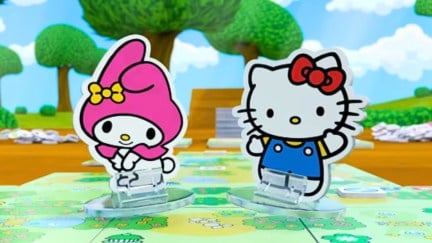 My Melody and Hello Kitty game pieces from Hello Kitty: Day At the Park
