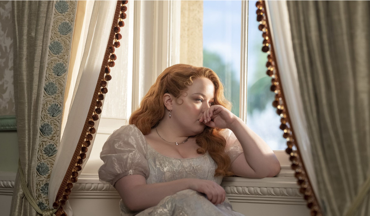 Nicola Coughlan as Penelope Featherington in Bridgerton season 3