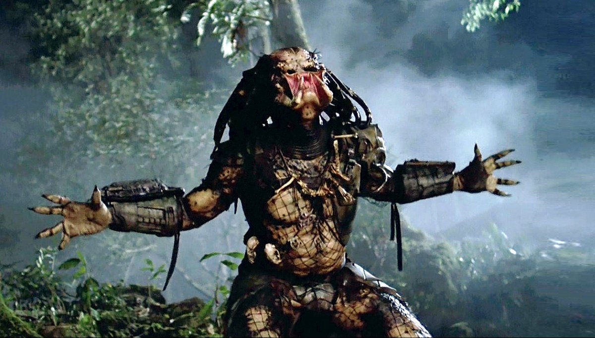The Predator played by Kevin Peter Hall in Predator