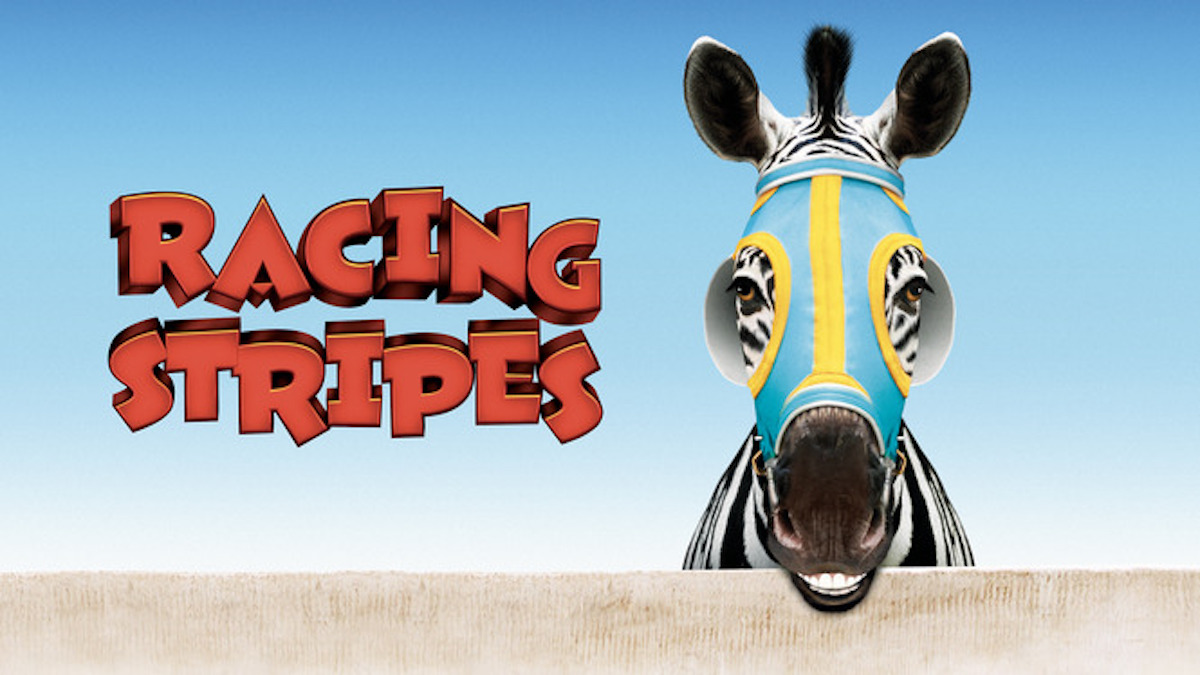 The official art for Racing Stripes, featuring my boy, Stripes.