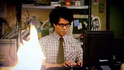 Richard Ayoade in The IT Crowd (Channel 4)
