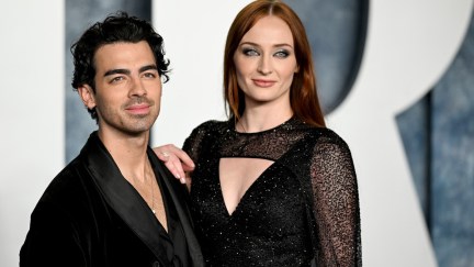 BEVERLY HILLS, CALIFORNIA - MARCH 12: Joe Jonas, Sophie Turner attend the 2023 Vanity Fair Oscar Party Hosted By Radhika Jones at Wallis Annenberg Center for the Performing Arts on March 12, 2023 in Beverly Hills, California. (Photo by Lionel Hahn/Getty Images)