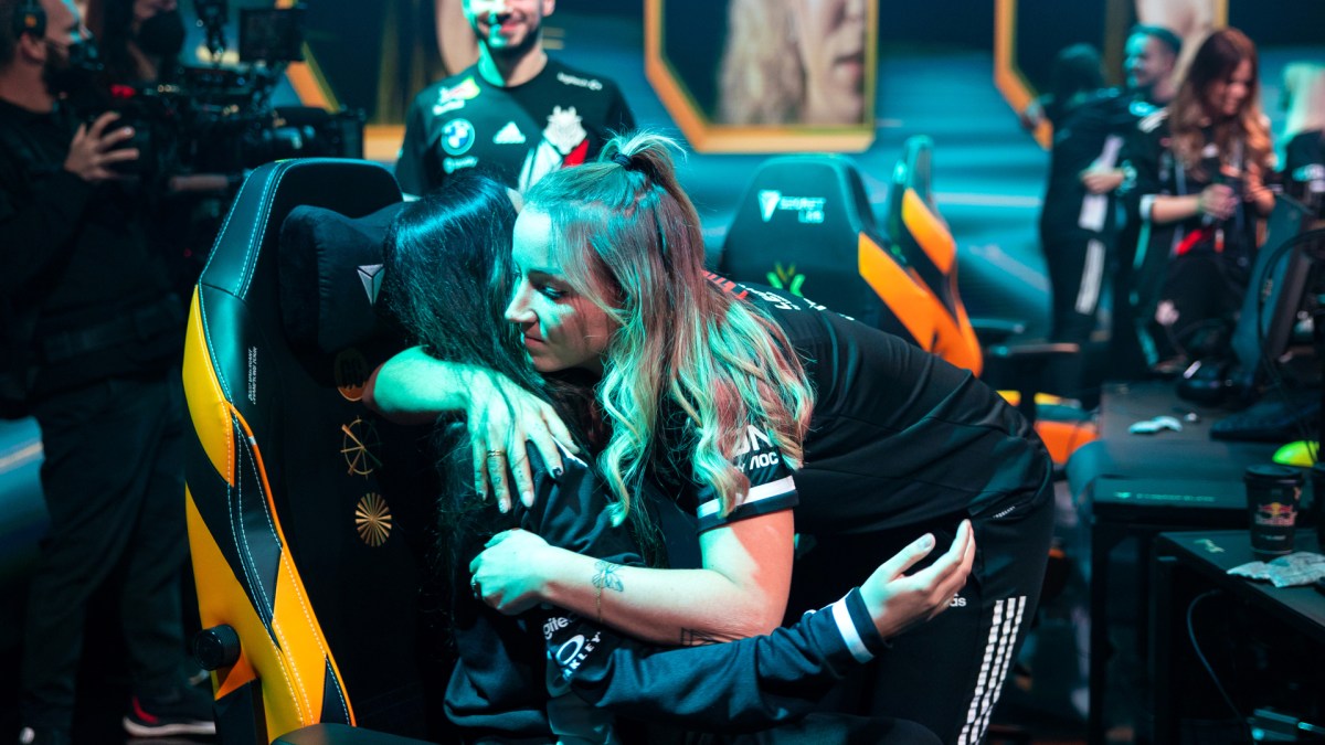 Valorant Game Changers competitors flowerful and Petra during Game Changers 2022.