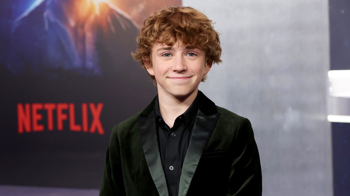 Walker Scobell at The Adam Project premiere