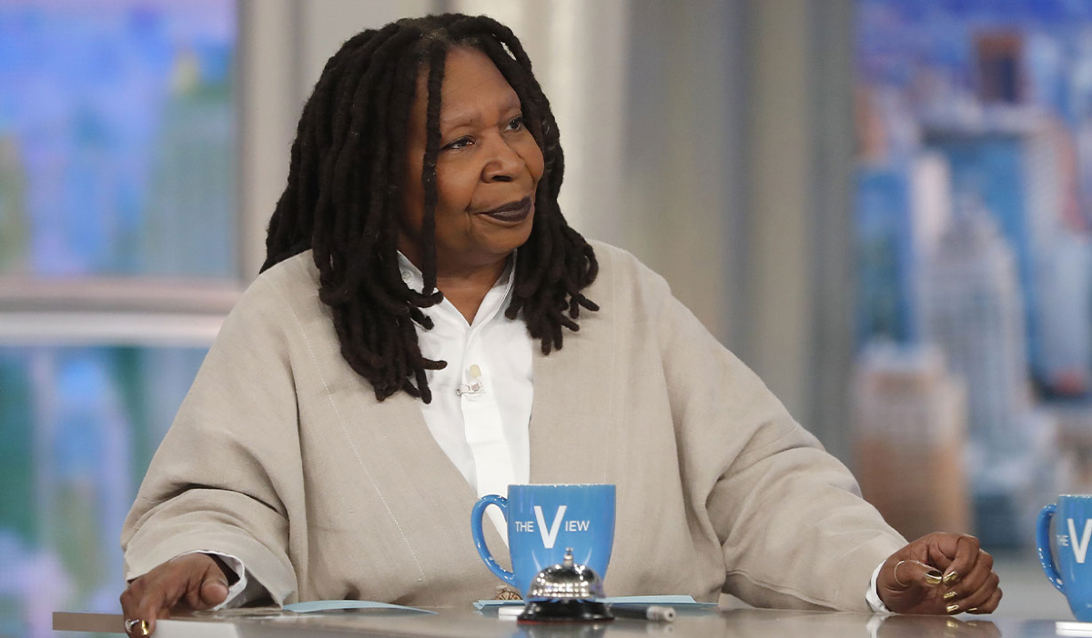 Whoopi Goldberg hosting the daytime talk show 'The View'