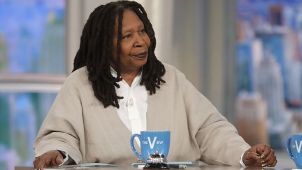 Whoopi Goldberg hosting the daytime talk show 'The View'