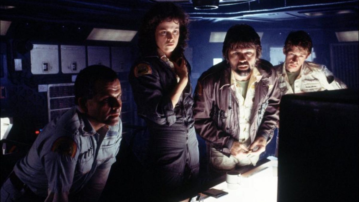 Ellen Ripley and her crewmates in 'Alien'
