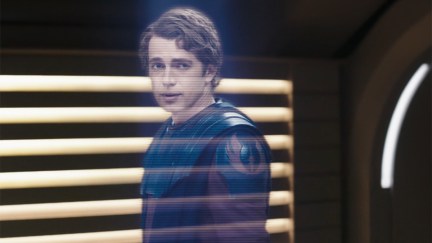 Anakin Skywalker as a projection in Ahsoka