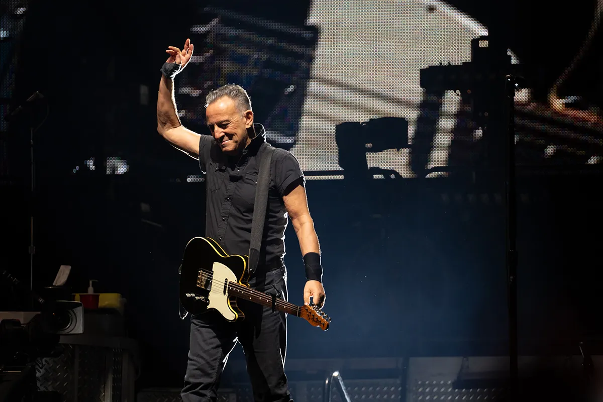 EAST RUTHERFORD, NEW JERSEY - AUGUST 30: Bruce Springsteen performs at MetLife Stadium on August 30, 2023 in East Rutherford, New Jersey. (Photo by Manny Carabel/Getty Images)