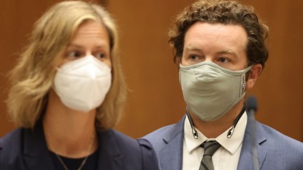 Danny Masterson and his lawyer in court.