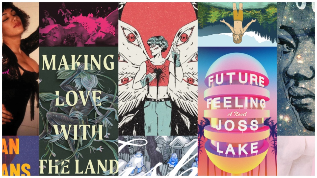 A collage of book covers from our list of 10 indie trans books you should read.