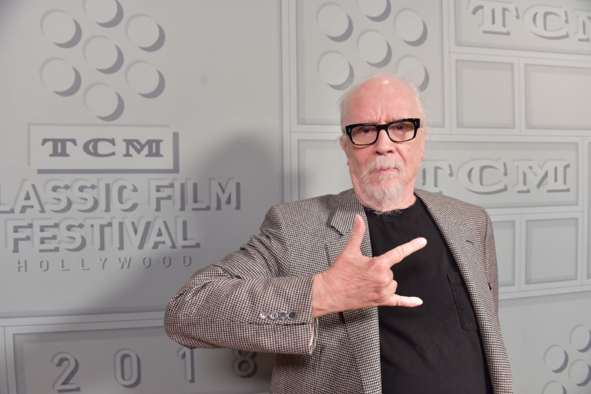John Carpenter posing for a press picture.