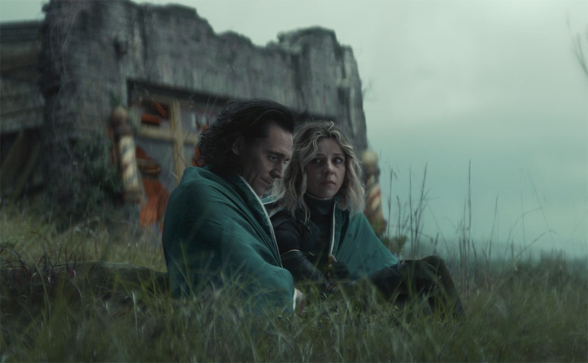 Sylvie and Loki with a blanket