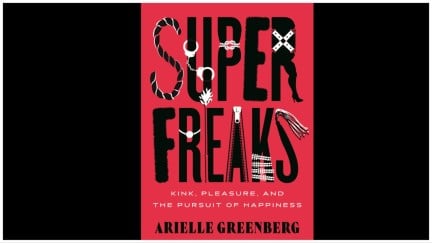The book cover for 'Superfreaks' by Arielle Greenberg.