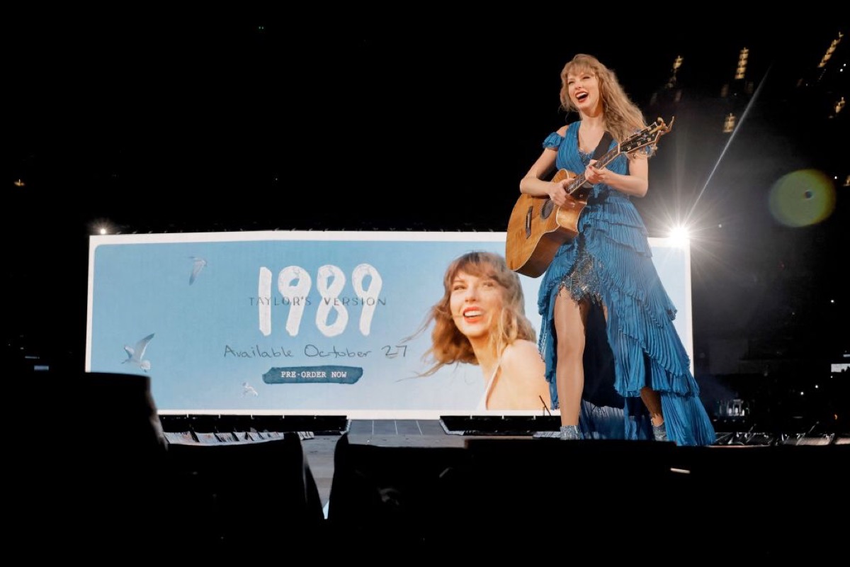 Taylor Swift performs onstage during "Taylor Swift | The Eras Tour"