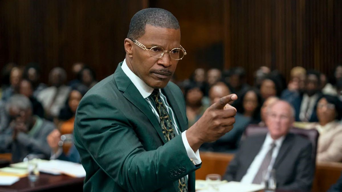 Jamie Foxx in 'The Burial'