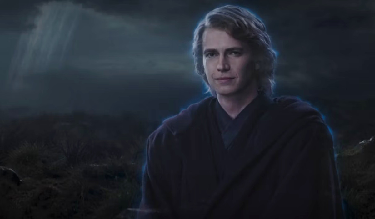 Hayden Christensen as Anakin Skywalker's Force Ghost in the Ahsoka finale