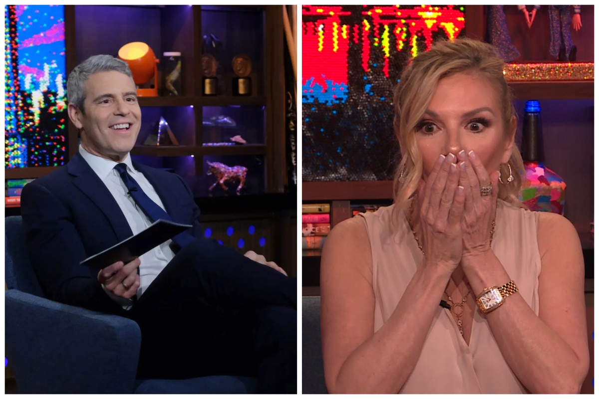 Andy Cohen and Ramona Singer