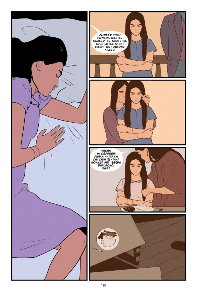 Interior art from Brooms by Jasmine Walls and Teo DuVall (Levine Querido)