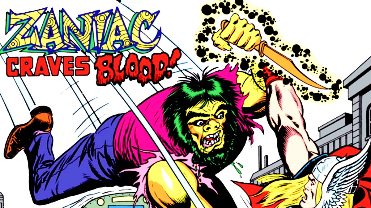 Brad Wolfe (a.k.a. Zaniac) fighting Thor