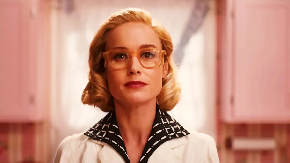Brie Larson as Elizabeth Zott in Lessons in Chemistry