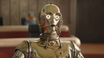 C-3PO looking apalled.