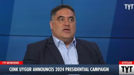 Cenk Uygur announces his campaign for president on The Young Turks