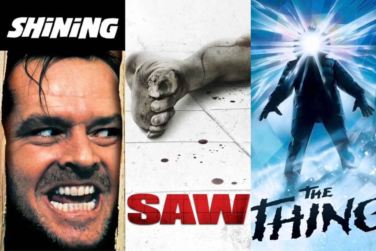 Some badly reviewed classic horror movies including The Shinging, SAW, and The Thing.